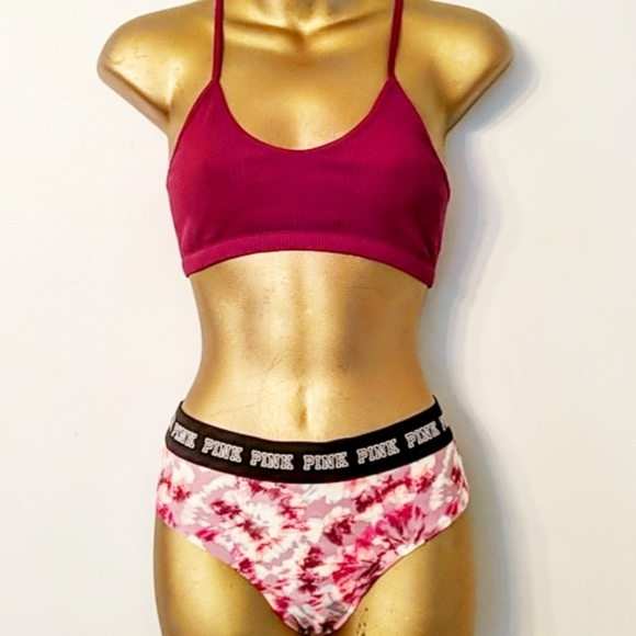 PINK Victoria's Secret Other - Free people vs pink bra panty set size lar…